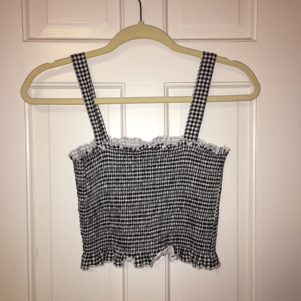 Me to We Smocked Crop Top